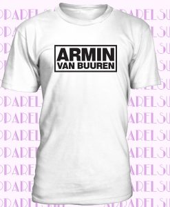 ARMIN VAN BUUREN PRINTED TRANCE MENS T-SHIRT ASOT HOUSE MUSIC IBIZA RAVE DJ TEE