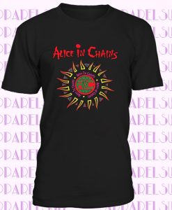 Alice In Chains Logo Mens Black Rock T-shirt