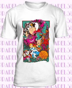 Alice in wonderland men top men t-shirt uk seller