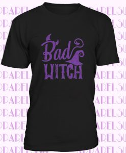 Bad Witch T Shirt, Crazy Witch Tshirt, Halloween Shirt Women, Bachelorette T Shirt, Funny Halloween T Shirt, Halloween Witch Shirt