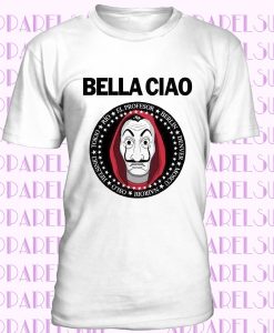 Bella Ciao La Casa De Papel Funny Cool Gift Vintage Retro T Shirt