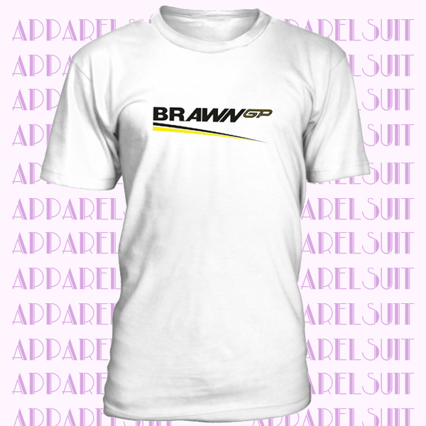 Brawn GP T-Shirt VARIOUS SIZES & COLOURS Car Enthusiast Track Day F1 Racing