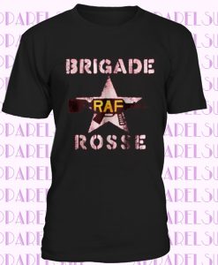 Brigade Rosse RAF T Shirt Worn By JoeStrummer The Clash Red Army Rock Punk UK