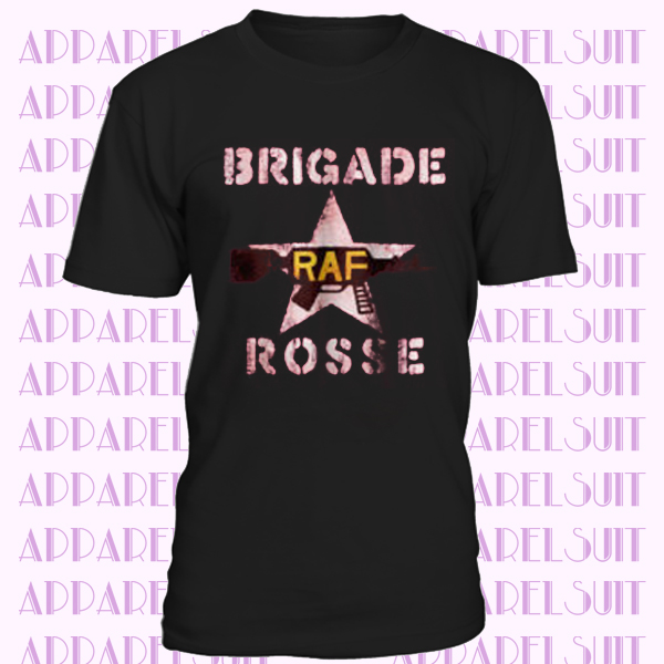 Brigade Rosse RAF T Shirt Worn By JoeStrummer The Clash Red Army Rock Punk UK