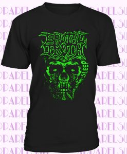 Brutal Truth Men Black T-Shirt DEATH GRINDCORE Band Fan Tee Shirt