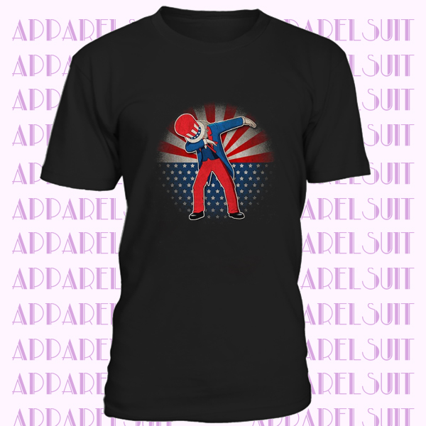 Dabbing Sam, Uncle Sam, Fourth of July Shirt, 4th of July, American Flag Art, July 4th Shirt, Dabber, Fourth of July, Dance Shirt