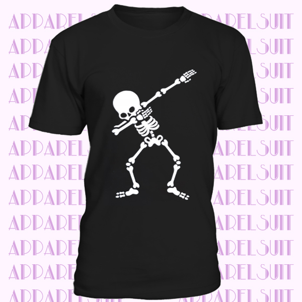 Dabbing Skeleton Halloween T-Shirt