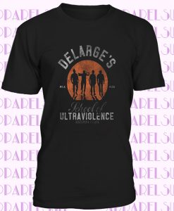 Delardes School of Ultraviolence A Clockwork Orange Movie T-Shirt, Men's Women's