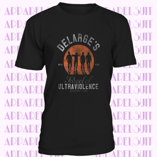 Delardes School of Ultraviolence A Clockwork Orange Movie T-Shirt, Men's Women's