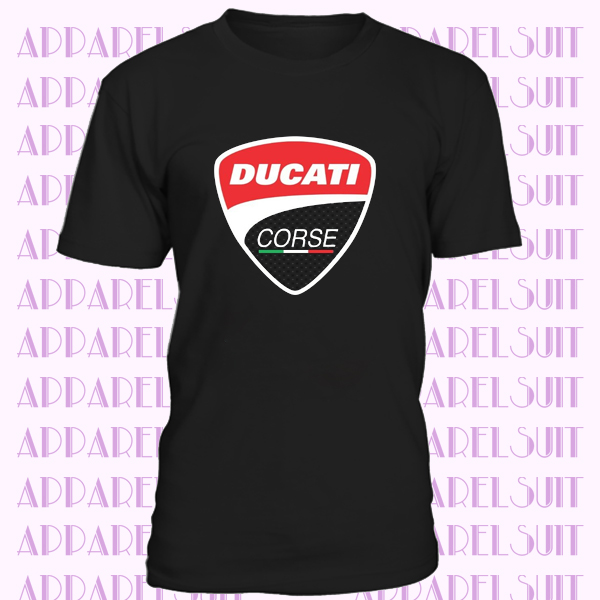 Ducati Corse T-Shirt Biker Motorcycle Rider