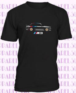 E30 M3 BWW Classic Rally Car Mens Printed T-Shirt