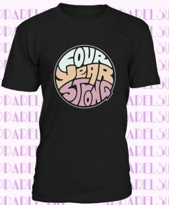 Four Year Strong Pop Punk Band Logo Men's Black T-Shirt