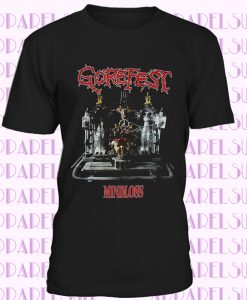 GOREFEST MINDLOSS 1991 DEATH PESTILENCE BOLT THROWER ASPHYX NEW BLACK T-SHIRT