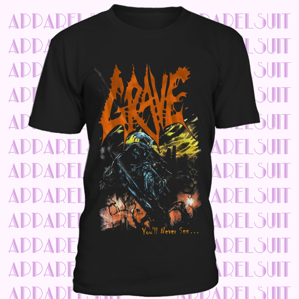 GRAVE-You'll Never See…-Death metal-Unleashed-Dismember,T_shirt