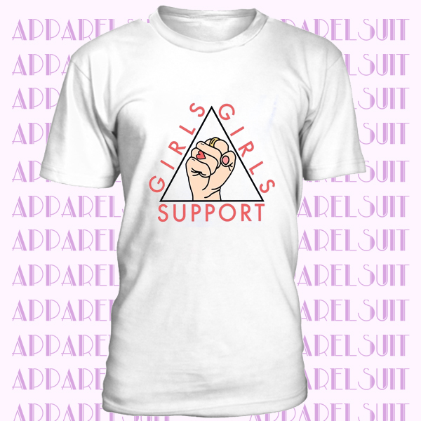 Girls Support Girls, Feminist Gift, Feminist T-Shirt, Tumblr Clothing, Trending Shirts, Tumblr Clothing In Two Colours Ships Worldwide