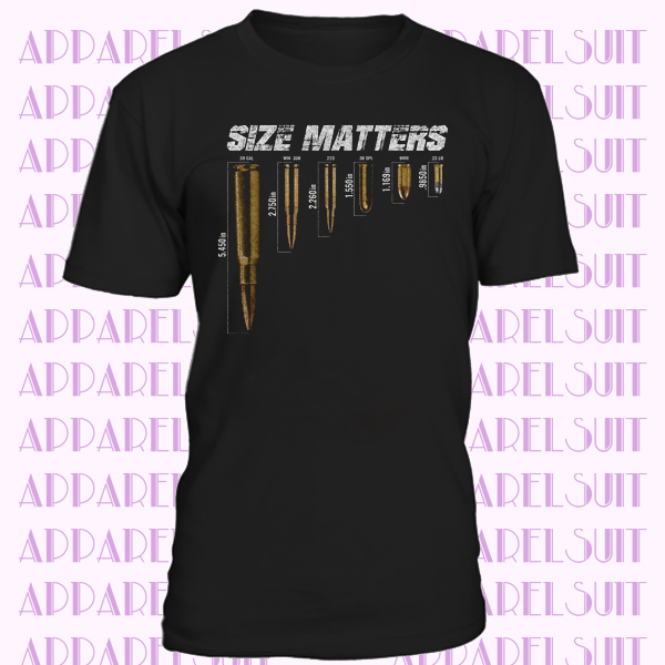 Grunt Style Size Matters Crewneck T-Shirt - Black