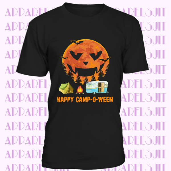 Happy Campoween Halloween Camping T-shirt