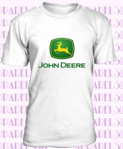 John Deere T-Shirt Tractor Enthusiast Farming Etc VARIOUS SIZES WHITE