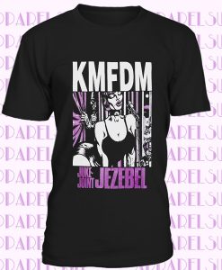 KMFDM JUKE JOINT JEZEBEL KRAUT INDUSTRIAL KONG PIGFACE MDMFK NEW BLACK T-SHIRT