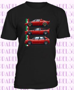 Lancia Rally Legends Integrale Stratos men's grey t shirt