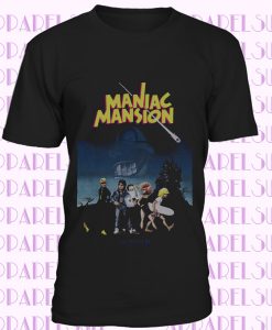 MANIAC MANSION T-shirt Lucasfilm Games 1987- retrogaming-monkey island