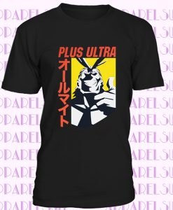 My Hero Anime All Might Plus Ultra Men's Short Sleeve T Shirt Tees