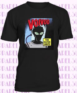 New VOIVOD The Outer Limits Heavy Metal Rock Band Men's Black T-Shirt