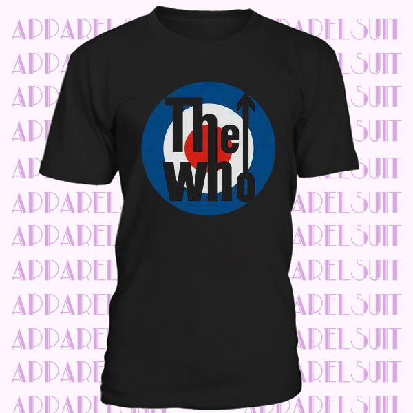 OFFICIAL LICENSED - THE WHO - CLASSIC TARGET T SHIRT ROCK MOD QUADROPHENIA