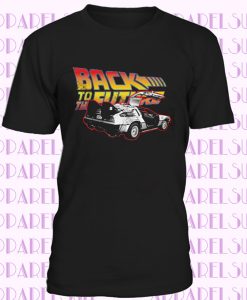 Official Back To The Future Logo and DeLorean T Shirt