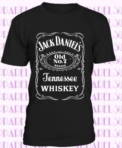 Official Jack Daniels Old No 7 Classic Brand Logo T-Shirt