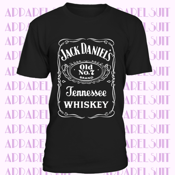 Official Jack Daniels Old No 7 Classic Brand Logo T-Shirt