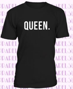 QUEEN Shirt, Sassy Shirt Women, Bossy T Shirt, Bling Tee, Womens Shirt Funny, Royalty Shirt, Fitted Shirts With Sayings