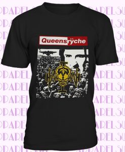 QUEENSRYCHE OPERATION MINDCRIME'88 PROGRESSIVE METAL SAVATAGE NEW BLACK T-SHIRT