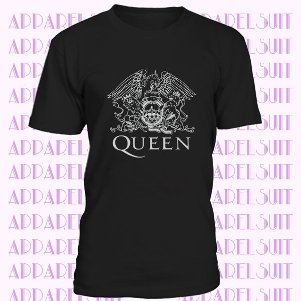 Queen Rock Band Logo Men's and Women's T-shirt