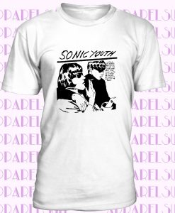 SONIC YOUTH GOO WHITE T SHIRT INDIE ROCK DINOSAUR JR PIXIES SWANS ALTERNATIVE