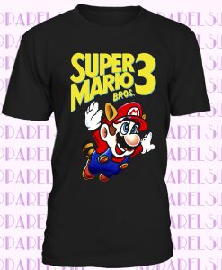 SUPER MARIO BROS 3 Nes T shirt YELLOW Arcade Famicom NINTENDO