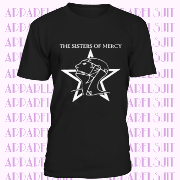 Sisters of Mercy T Shirt SCREENPRINTED The Worlds End Simon Pegg Retro 80s