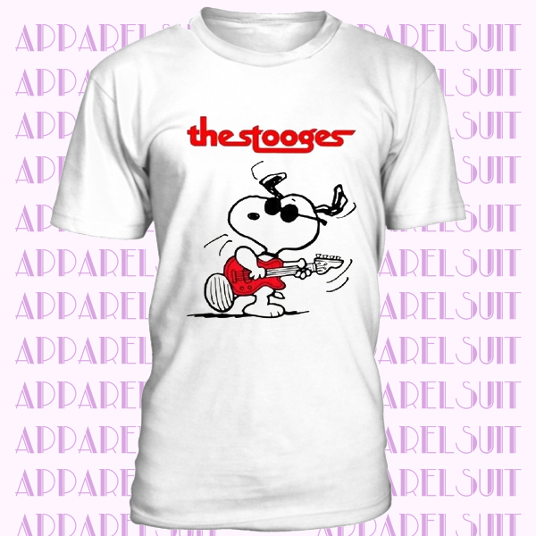 Snoopy Iggy Pop The Stooges Rock Band Music Vintage Gift Unisex T Shirt