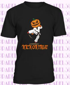 Taekwondo Kick Or Treat Pumpkin Halloween