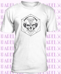 Unique Skull Head Graphic T-Shirt