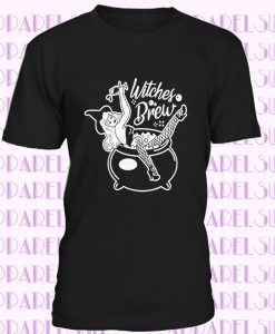Witches Brew T Shirt, Naughty Witch T shirt, Halloween Shirt Women, Bachelorette T Shirt, Womens Sexy T Shirt, Halloween Drinking, Pinup Tee