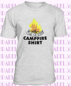 Womens Campfire T Shirt, Camping Holiday Shirt, Summer Vacay Camping, Great Outdoors Shirt, Camper Shirt Women, Bachelorette Camping Shirt