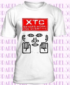 XTC Senses Working Overtime Retro T Shirt