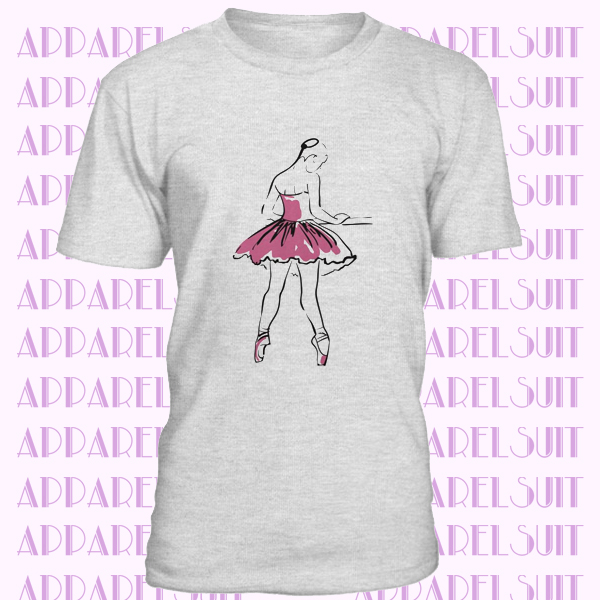 ballerina shirt women crop top women ballet crop tee ballerina t-shirt