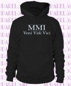 18th Birthday Hoodie MMI Veni Vidi Vici 2001 Made In Roman Numerals Gift