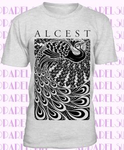 ALCEST Paon Peacock T-shirt Amesouers Les Discrets Katatonia Miyazaki Mononoke