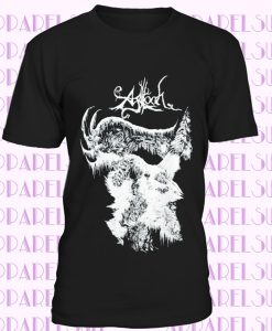 Agalloch Doom Black Metal T shirt Pillorian Gallowbraid Primordial Graphic Tee