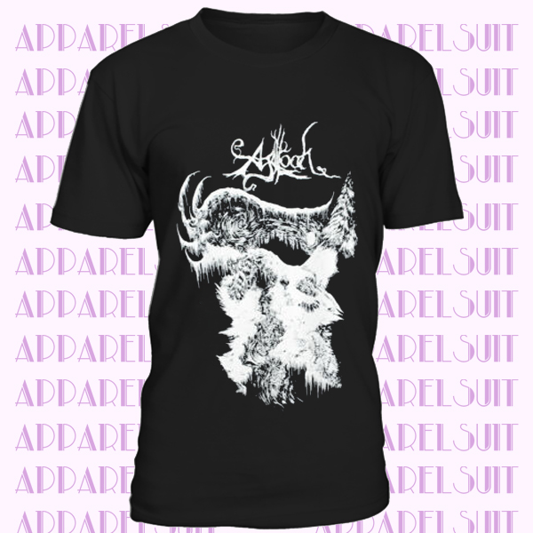 Agalloch Doom Black Metal T shirt Pillorian Gallowbraid Primordial Graphic Tee