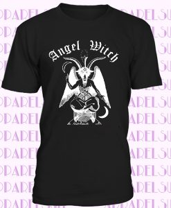 Angel Witch 'Baphomet' Black T shirt - NEW