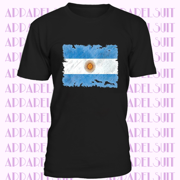 Argentina Flag Mens T-Shirt - Buenos Aires - South America - Flags - Country